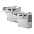 Elkay Halsey Taylor Wall Mount Bi-Level Greenspec Ada Cooler Filtered 8 Gph Stainless HACG8BLSS-WF